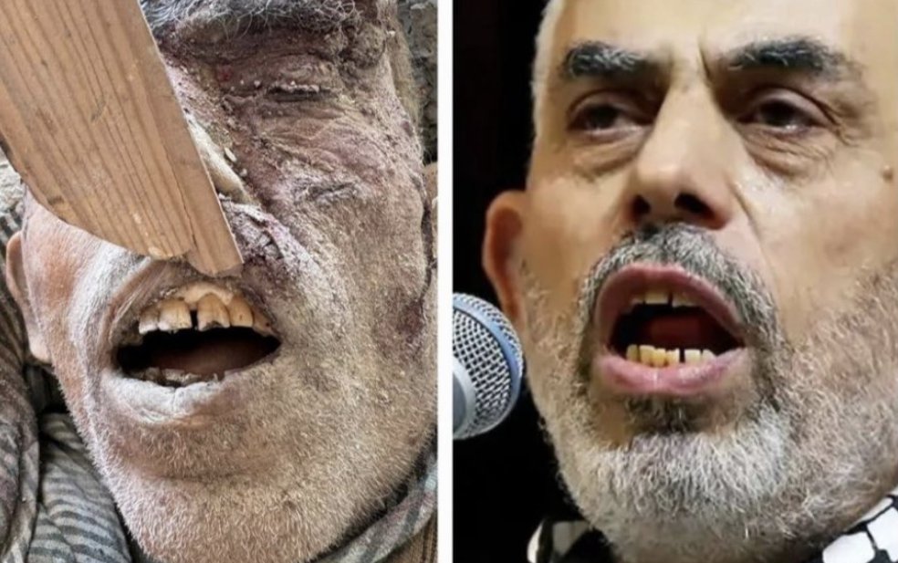 Η στιγμή που drone εντοπίζει στα συντρίμμια τον ηγέτη της Χαμάς Γιαχία Σινουάρ στη Γάζα