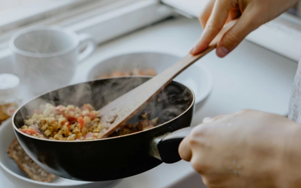 φαγητό τηγάνι