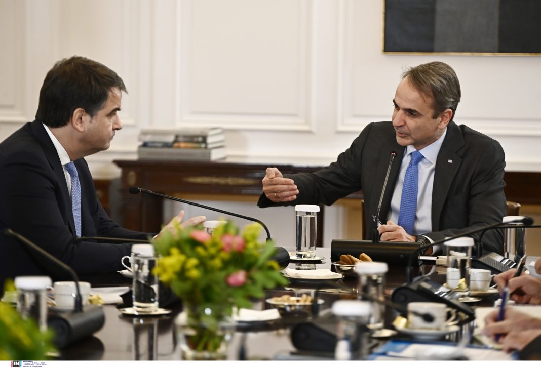 Συνάντηση Μητσοτάκη – Φίτο: «Η ευρωπαϊκή χρηματοδότηση συνεισφέρει στον μετασχηματισμό της οικονομίας μας»