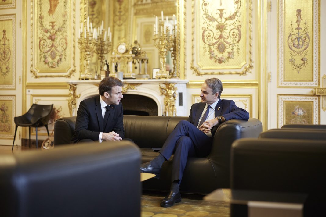 Συνάντηση Μητσοτάκη – Μακρόν: Τι ειπώθηκε για τους πυραύλους Meteor στον Ερντογάν