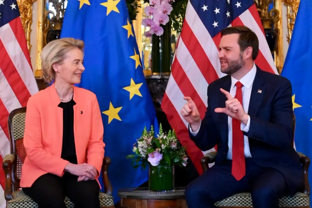 Τι συζήτησαν στην πρώτη τους συνάντηση η Ούρσουλα φον ντερ Λάιεν με τον Τζέι Ντι Βανς