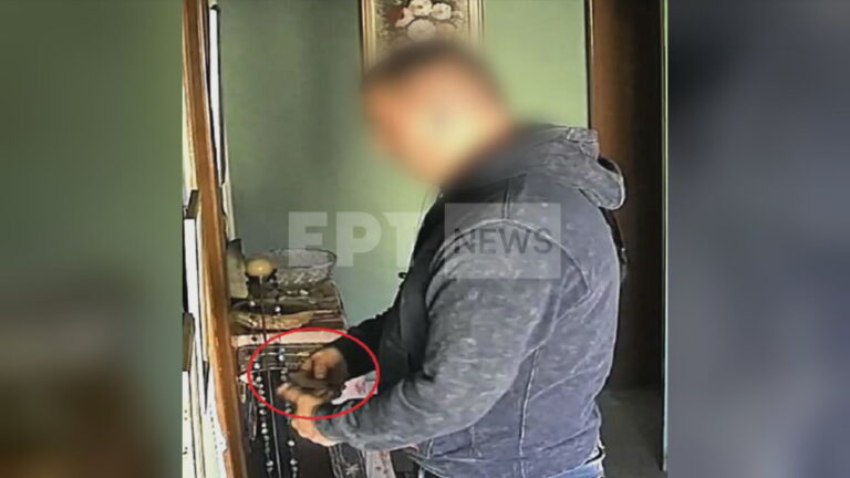 Καρέ καρέ η δράση διαρρήκτη στη Νέα Φιλαδέλφεια – Φωτογραφικά ντοκουμέντα